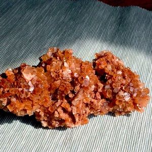 ARAGONITE CRYSTAL SPUTNIK CLUSTER A/2